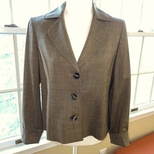 Vintage Jones New York Collection Blazer - Wool Blend - Herringbone
